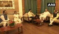 Assam: Amit Shah meets CM Sarbananda Sonowal, Governor Jagdish Mukhi