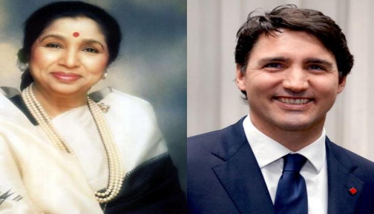 Canadian PM Justin Trudeau sends best wishes to Asha Bhosle on her birthday