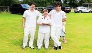 Pakistan PM Imran Khan's son spotted playing cricket in England