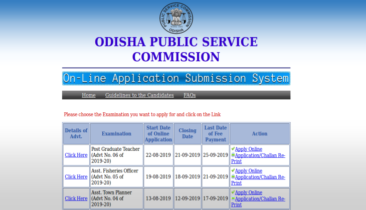 OPSC Recruitment 2019: Vacancies released for Post Graduate Teachers at opsconline.gov.in