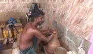 Tamil Nadu: Specially-abled man makes clay artefacts for livelihood 