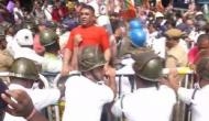 West Bengal: Bharatiya Janata Yuva Morcha protest against high electricity tariff in Kolkata