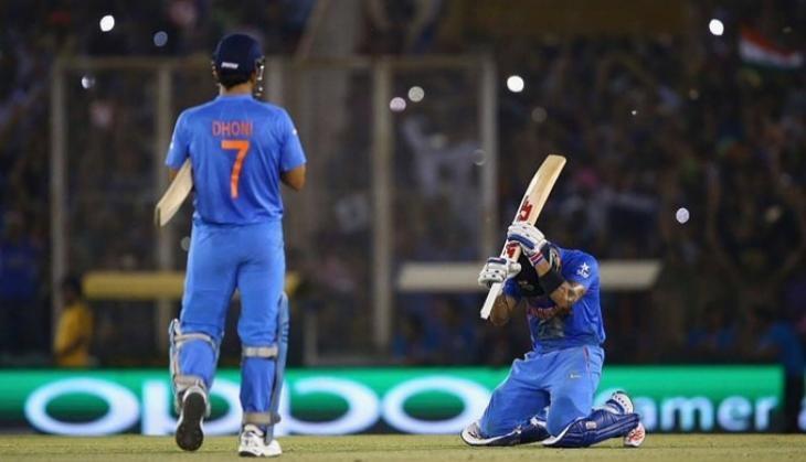 When Virat Kohli Bowed Down To Ms Dhoni Shares Picture Of Special Night A Game He Can Never 7230