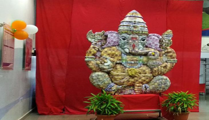 Maharashtra: Ganesh idol made of currency notes worth Rs 21 lakh