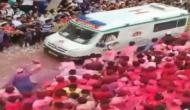 Devotees in Pune make way for ambulance during Ganesh visarjan; watch video