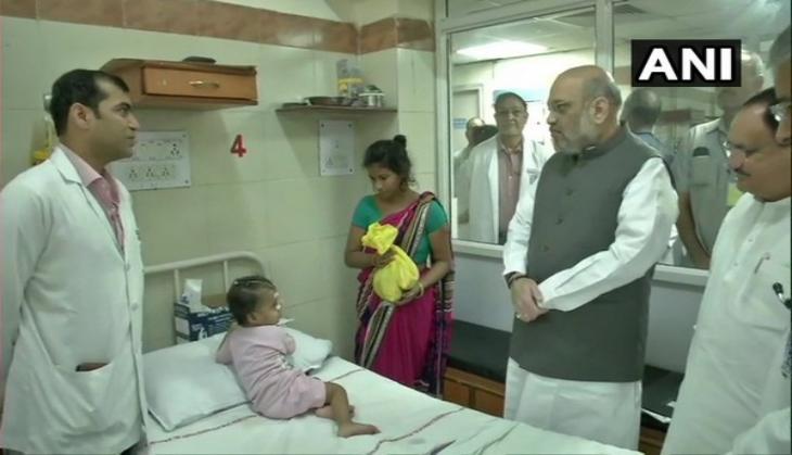 Amit Shah kicks off Sewa Saptah by visiting AIIMS in Delhi