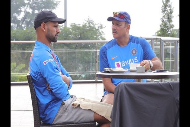 Here's how Ravi Shastri and Shikhar Dhawan spent their morning!