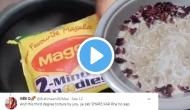 What! Have you tried this not masala but ‘sweet’ Maggi? Netizens call it ‘kheer maggi’
