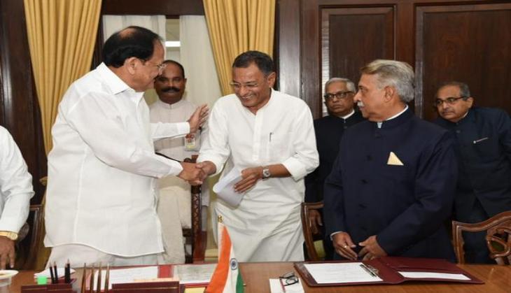 BJP members Surendra Nagar, Sanjay Seth take oath as MP in Rajya Sabha