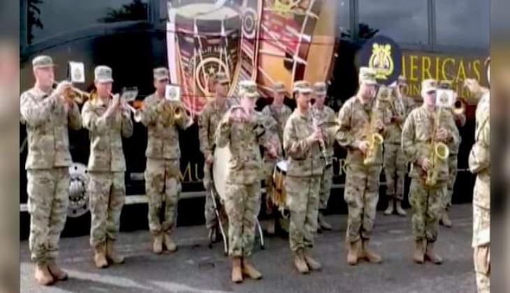 Watch: American Army band plays 'Jana Gana Mana' during India-US joint military exercise