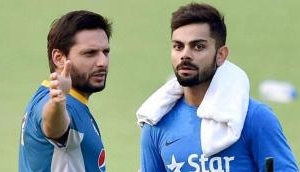 Shahid Afridi reacts to Virat Kohli's brilliant innings against South Africa
