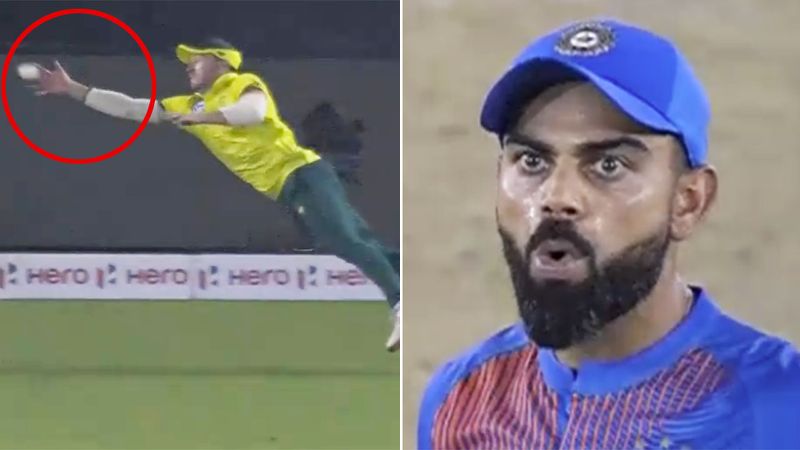 Watch: David Miller pulls off an amazing blinder, leaves Virat Kohli in awe