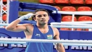 Pranab Mukherjee congratulates Amit Panghal on winning silver in World Boxing Championship