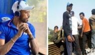 Hardik Pandya shares old picture of when he would travel by truck to play cricket