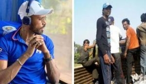Hardik Pandya shares old picture of when he would travel by truck to play cricket
