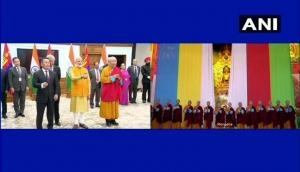 Mongolian President, PM Modi unveils Lord Buddha statue 