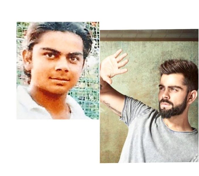 Virat Kohli shares throwback picture and he cannot look at his younger version