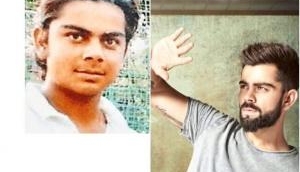Virat Kohli shares throwback picture and he cannot look at his younger version