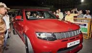 MS Dhoni spotted driving his 'new toy' the first and only one in India