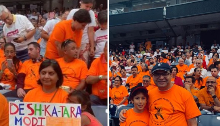 Howdy, Modi!: Kashmiri Pandit community cheers for PM Modi at Houston