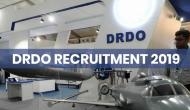DRDO Recruitment 2019: Apply for these posts and salary upto Rs 81,000