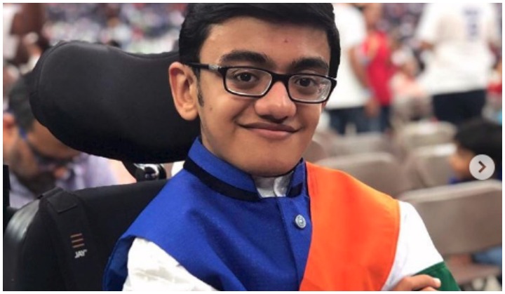 Meet the 16-year old Eminem-fan who sang the national anthem at 'Howdy Modi' event