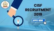 CISF Recruitment 2019: GD Head Constable vacancies out; here’s how to apply