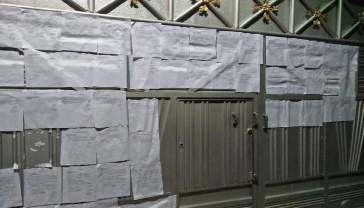Court's notices put up outside Azam Khan's residence in Rampur