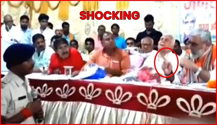Shocking Video: Union Minister Ashwini Choubey openly threatens police officer in Bihar