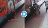 Watch how RPF officers save the life of man who slips while rushing to board moving train