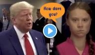 Climate activist Greta Thunberg’s ‘death stare’ at US President Donald Trump will scare you!