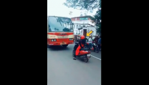 Kudos to Kerala woman who forced bus driver to take right lane; see viral video