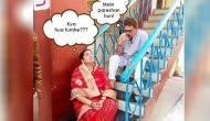 Smriti Irani’s hubby Zubin is ‘pareshan’ because of her, shares funny pic