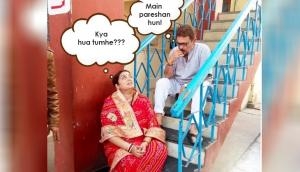 Smriti Irani’s hubby Zubin is ‘pareshan’ because of her, shares funny pic