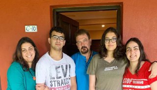 Smriti Irani shares touching picture with family, son Zohr jots funny comment