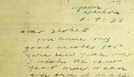 Mahatma Gandhi's 80-year-old letter wishing Jews 