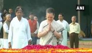 Sonia Gandhi, Manmohan Singh pay homage to Lal Bahadur Shastri at Vijay Ghat