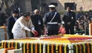 India continuously draws inspiration from Mahatma Gandhi's vision: VP Venkaiah Naidu pays tribute at Rajghat