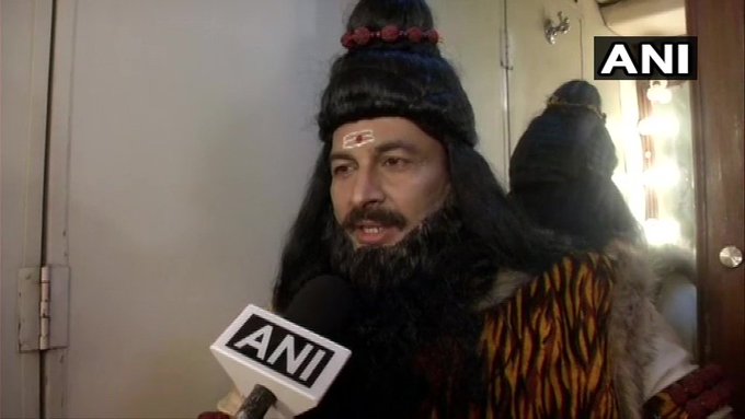 BJP MP Manoj Tiwari plays 'Parashurama' in Ramlila