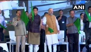 Home Minister Amit Shah flags off Delhi-Katra Vande Bharat Express