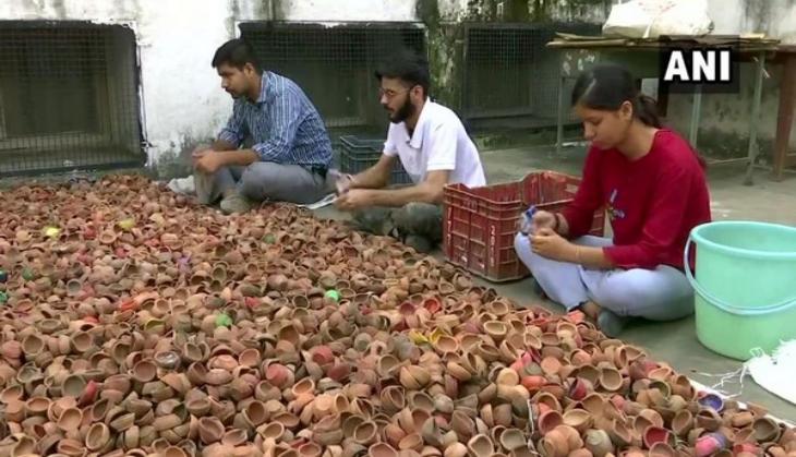 Chandigarh-based youth organisation plans to recycle used 'diyas' to keep environment clean