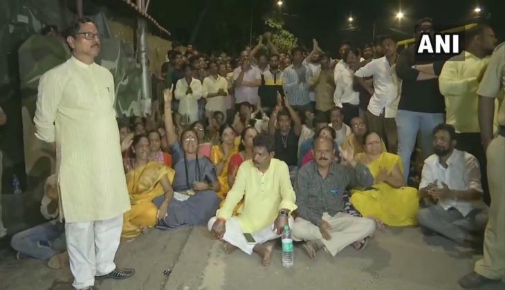 Maharashtra Assembly Polls: Shiv Sena denies ticket to MLA Ashok Patil, supporters hold protest