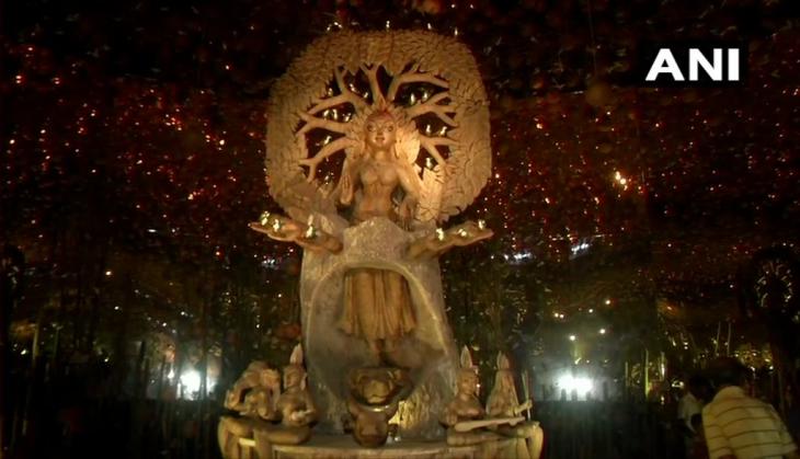 Kolkata Durga Puja pandal shows harmful effects of mobile tower's radiation