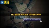 LIC Policy Plan 2019: Invest Rs 9 everyday and get Rs 4.56 lakh in your account