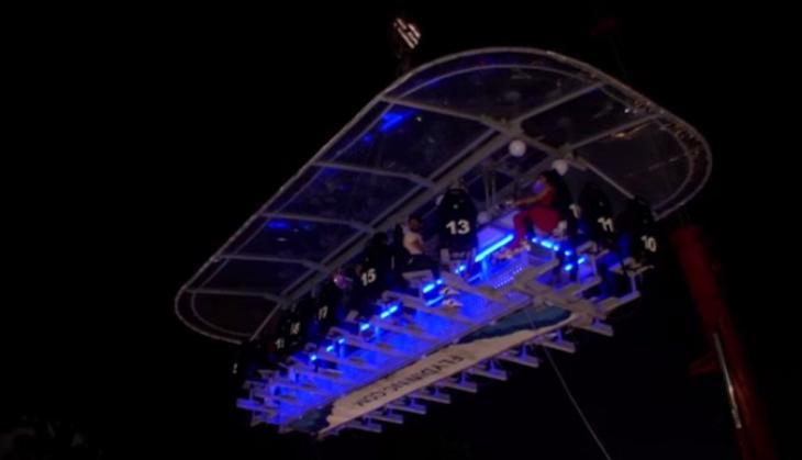 This Fly restaurant offers a unique dining experience, adventure up in the air