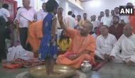 UP: CM Yogi Adityanath performs ‘Kanya Pujan’ at Gorakhnath Temple on Mahanavami