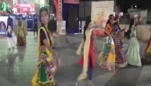 Gujarat: Students, teachers perform 'Garba' dance with sanitary napkins