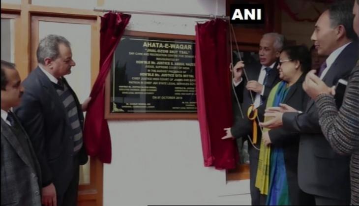 Leh: SC judge inaugurates first govt operated day care for senior citizens