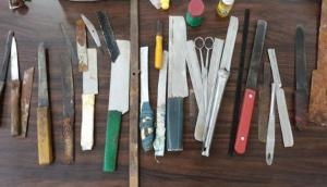 Karnataka: Police seize 37 knives, cannabis from Bengaluru prison