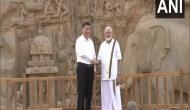 Wearing veshti, PM Modi receives Xi Jinping in Mahabalipuram